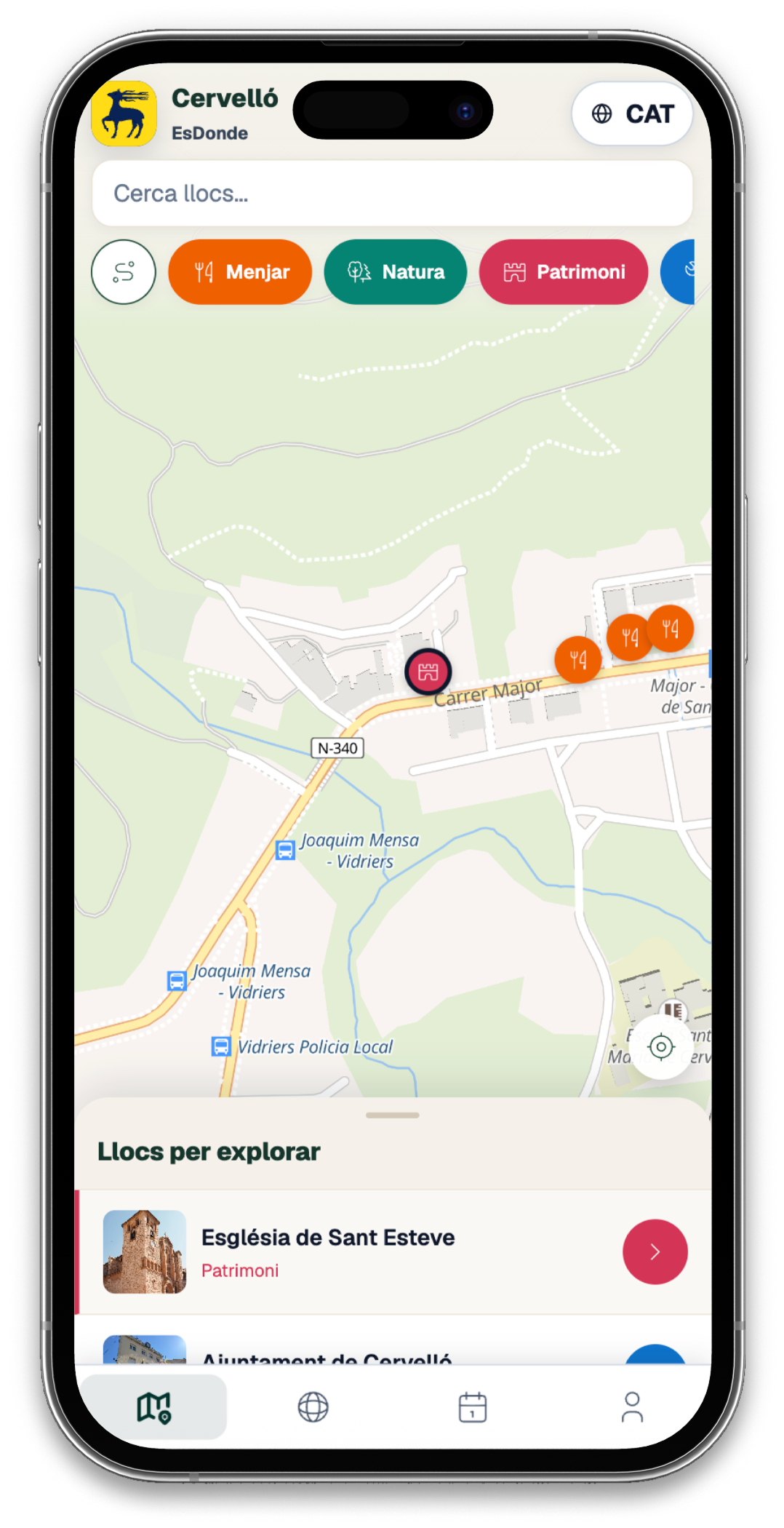 Mapa interactivo de Esdonde