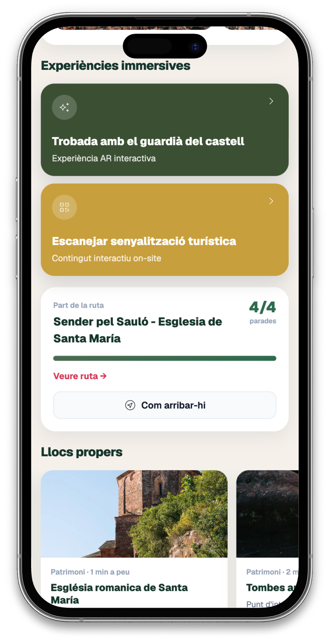 Experiencias, rutas y lugares cercanos en Esdonde